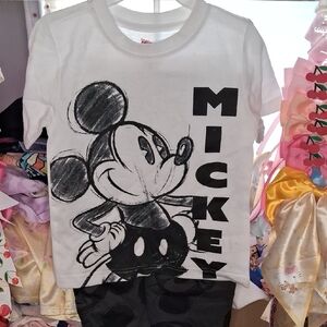 Disney Mickey Mouse Kids T-Shirt - White